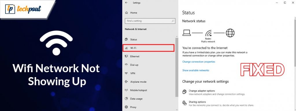 How To Fix Wifi Network Not Showing Up On Windows Pc