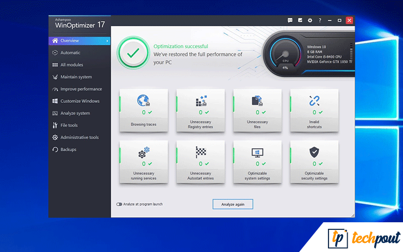 best free system optimizer for windows 10