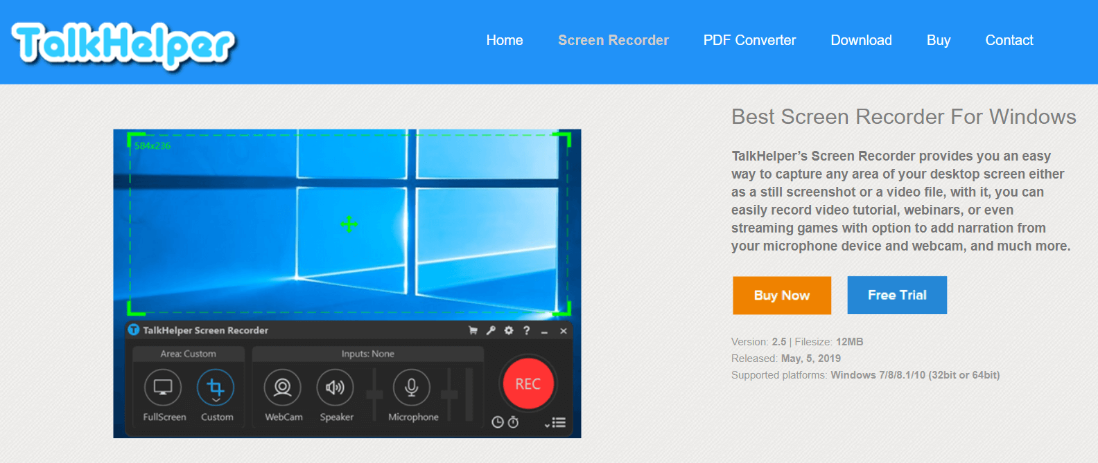 TalkHelper Screen Recorder