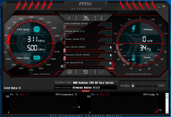 msi afterburner benchmark