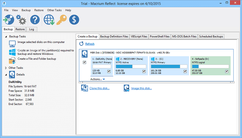 macrium clone drive