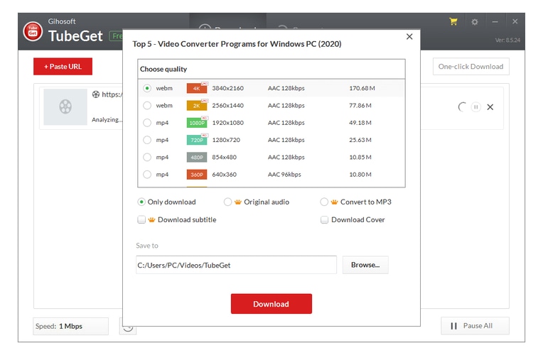 instal the last version for windows Gihosoft TubeGet Pro 9.2.44