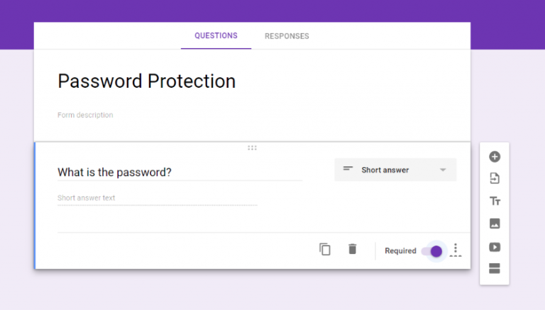 Password protect перевод