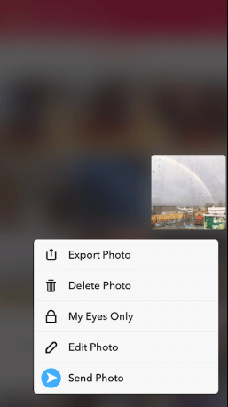Choose Edit Photo Option To Make Changes and Remove Filter