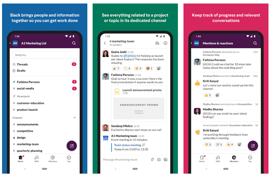 slack instant messaging