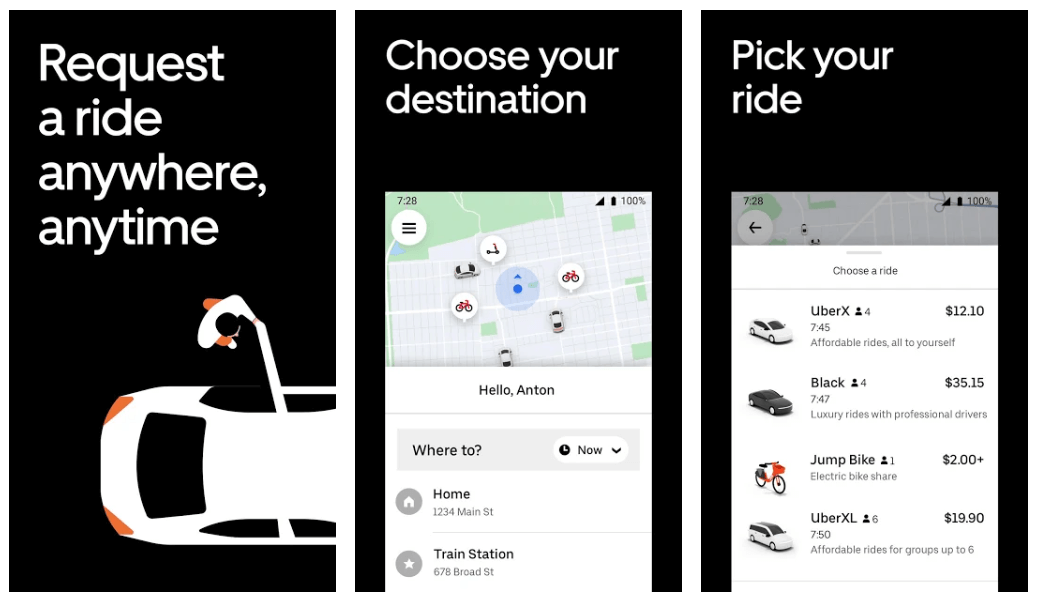 Uber - Best Car Rental App