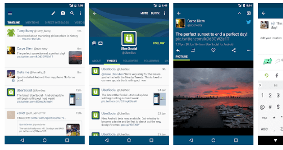 Ubersocial - Best Twitter Apps for Android