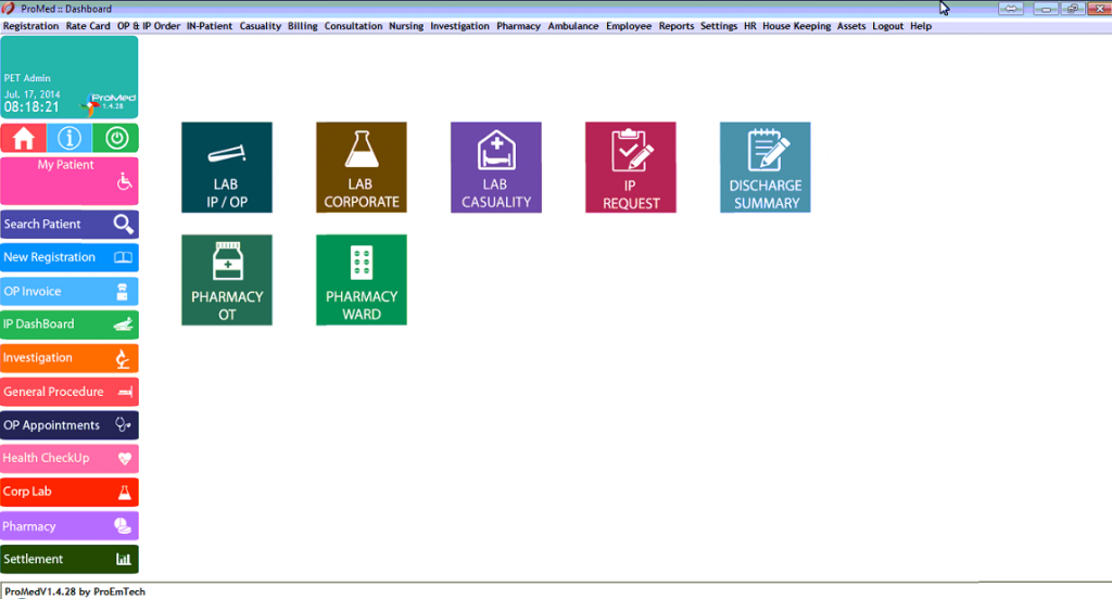 ProMed - Health Care Management Tool