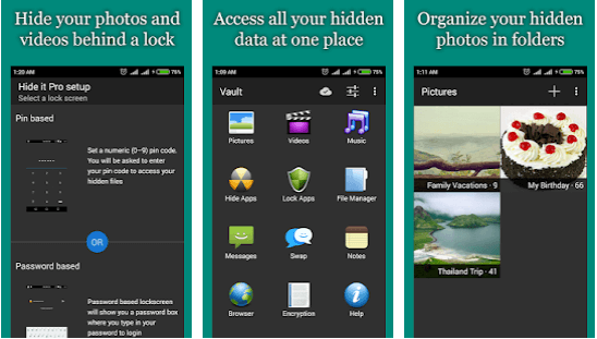 Hide Photos, Video - Hide it Pro 