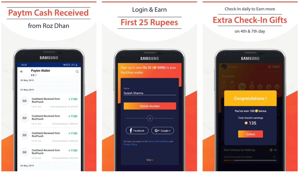 Roz Dhan - Best Free Reacharge App