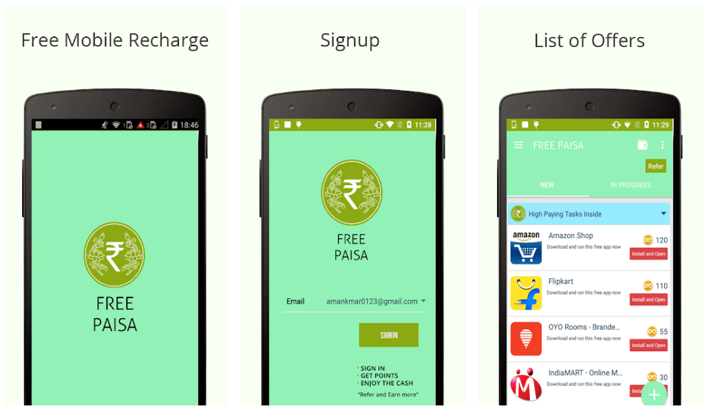 Free Paisa - Best Free Recharge App