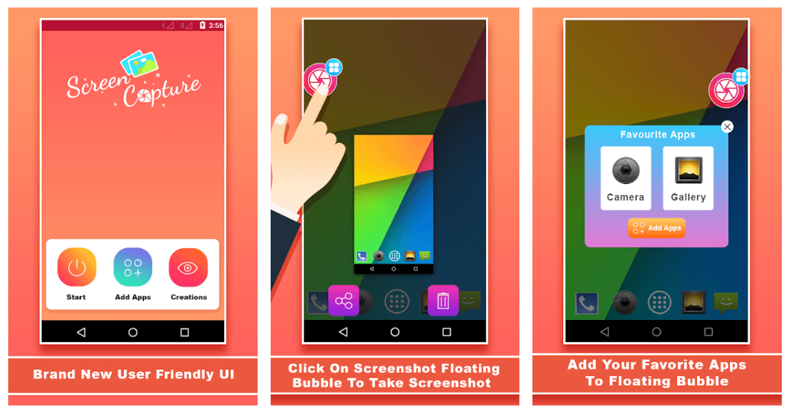 Screenshot Capture App For Android Smartphone