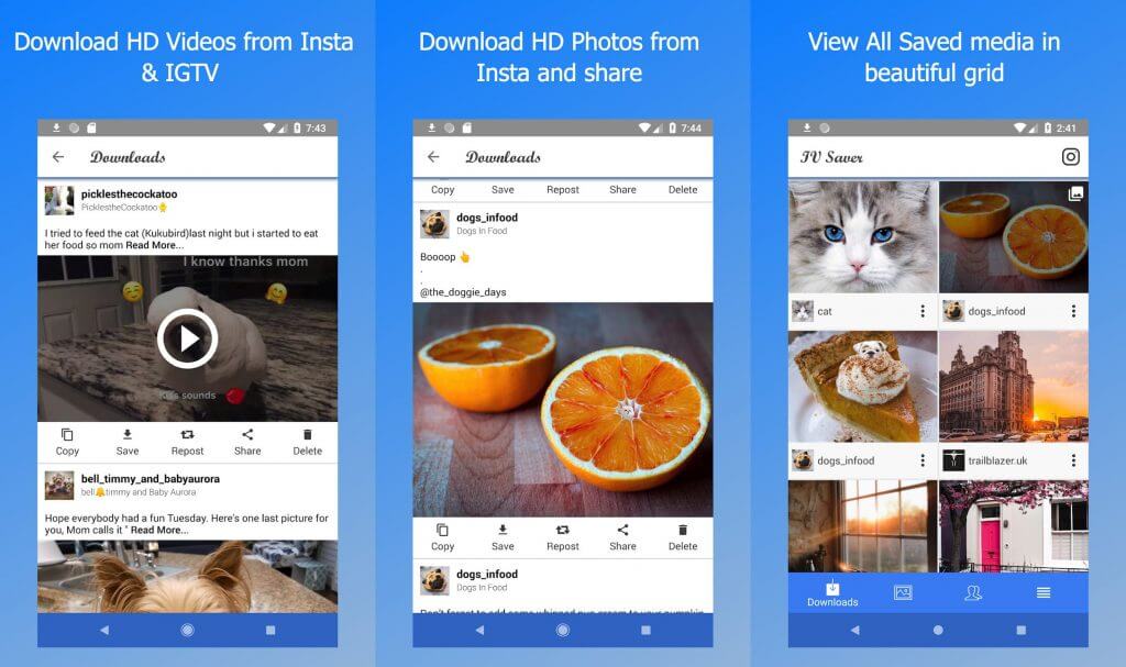 IV Saver Photo Video Download For Instagram & IGTV