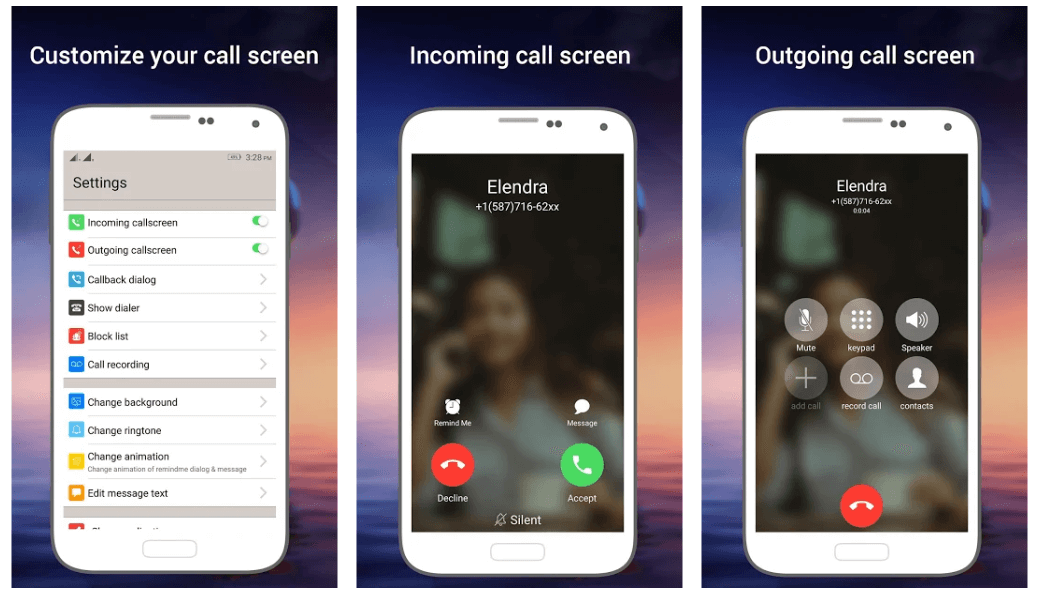 phone dialer app in not showing in video call