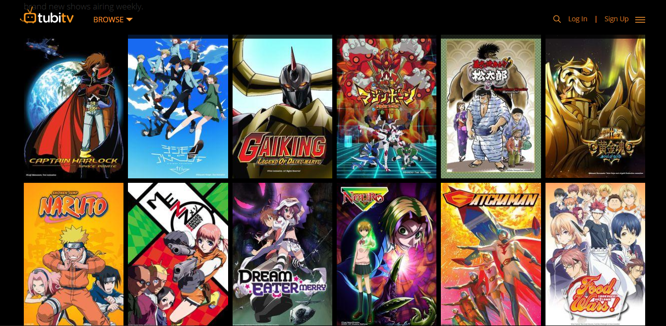 Watch Free anime Movies and TV Shows Online  Tubi