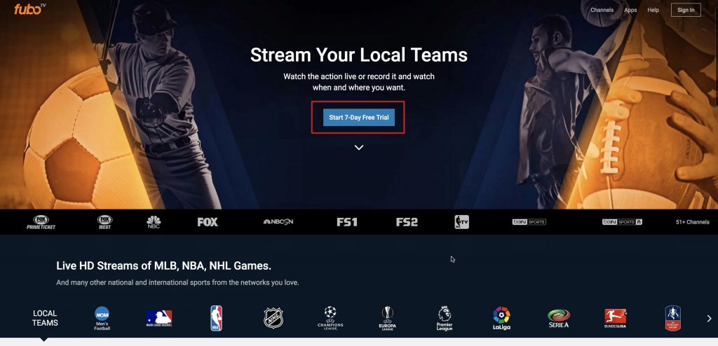 Fubo.tv - Best Site To Watch Online Sports Stream