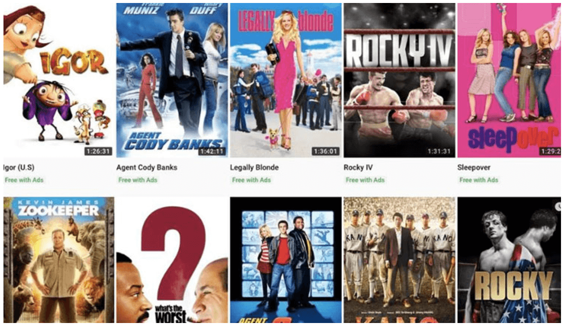 download free movies for free