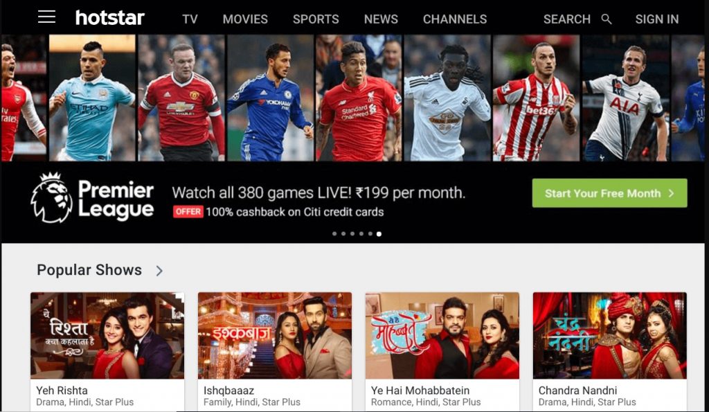 watch hotstar premium videos for free