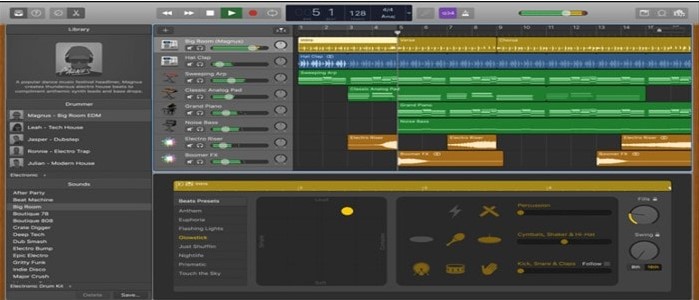 beat making on garageband