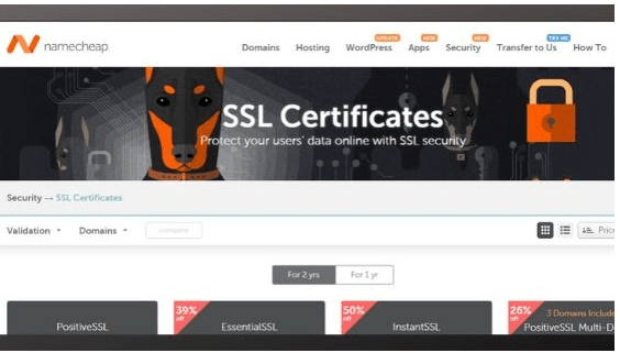 Name Cheap SSL Services 