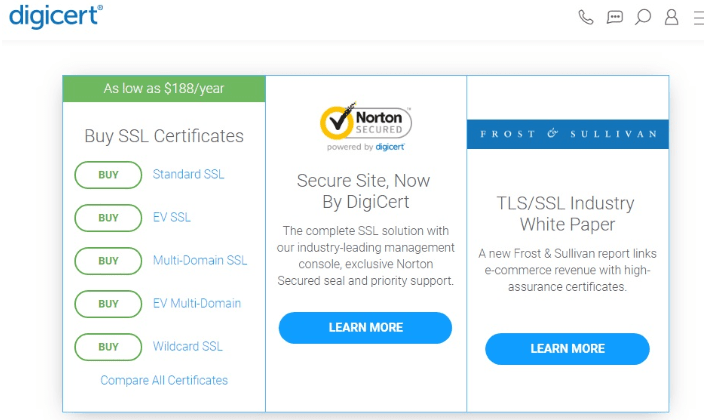 SSL Certificate Providers