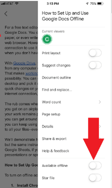 How To Setup and Use Google Docs Offline - 45