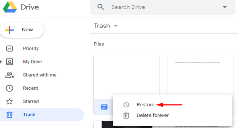 How To Recover Deleted Files From Google Drive - 47