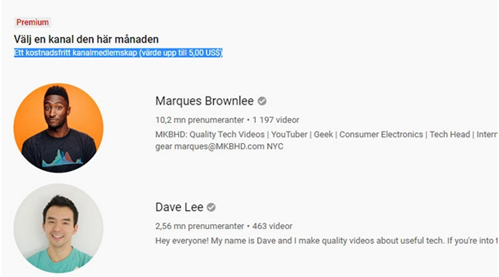 YouTube Could Soon Include a Free Channel Membership For Premium Users - 6