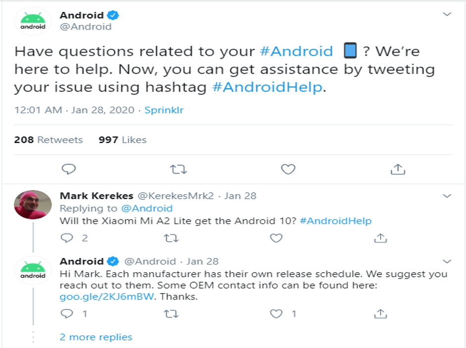 Google Will Solve Your Android Queries Directly on Twitter - 54