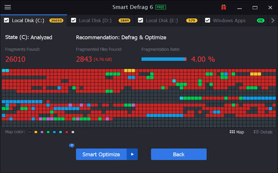 Smart Defrag Software For Windows