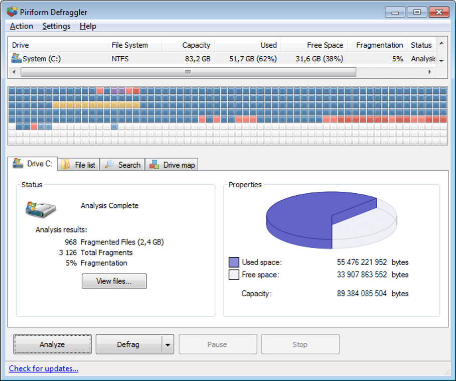 Disk Defragmenter Software