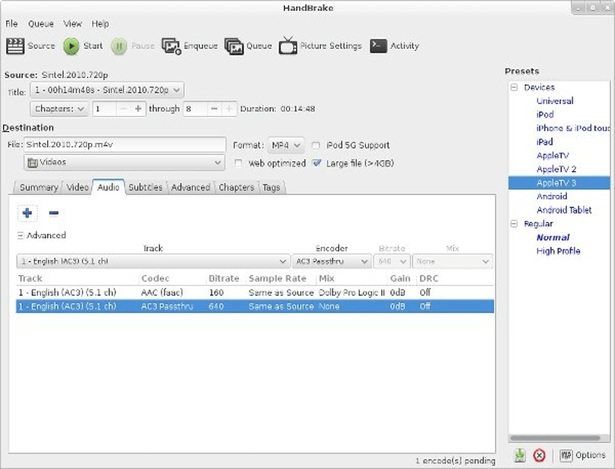 HandBrake - Free DVD Ripper Software