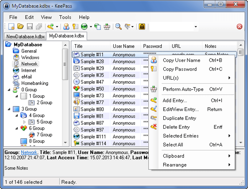 Phần mềm Trình quản lý mật khẩu tốt nhất - Keepass