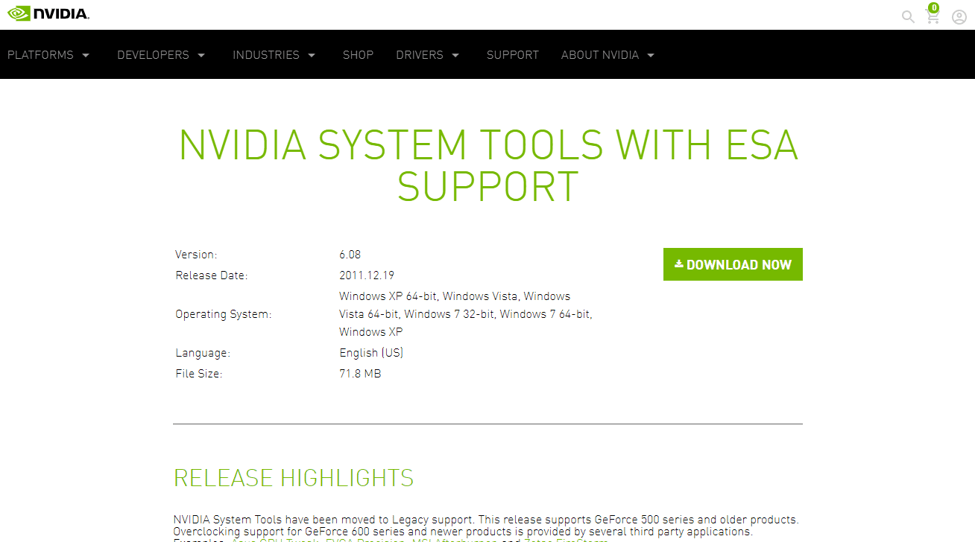 NVIDIA Inspector - software de overclocking GPU