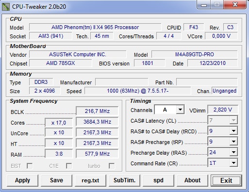 CPU Tweaker 2.0
