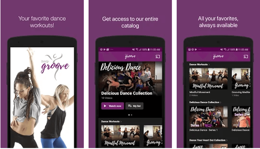 Best Zumba App for Android and iOS - Body Groove