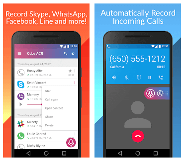 Best Call Recording Apps - Cube Call Recorder ACR