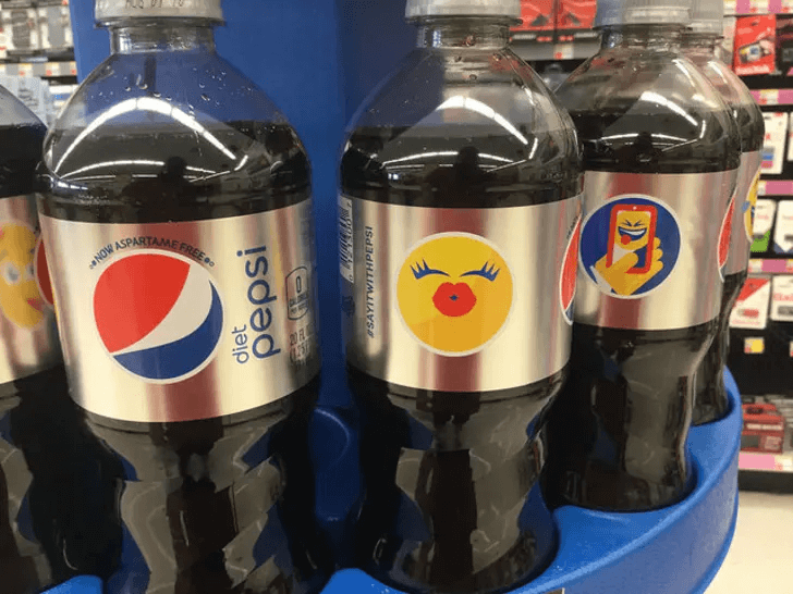 Smiley symbols have been used by businesses like Pepsi