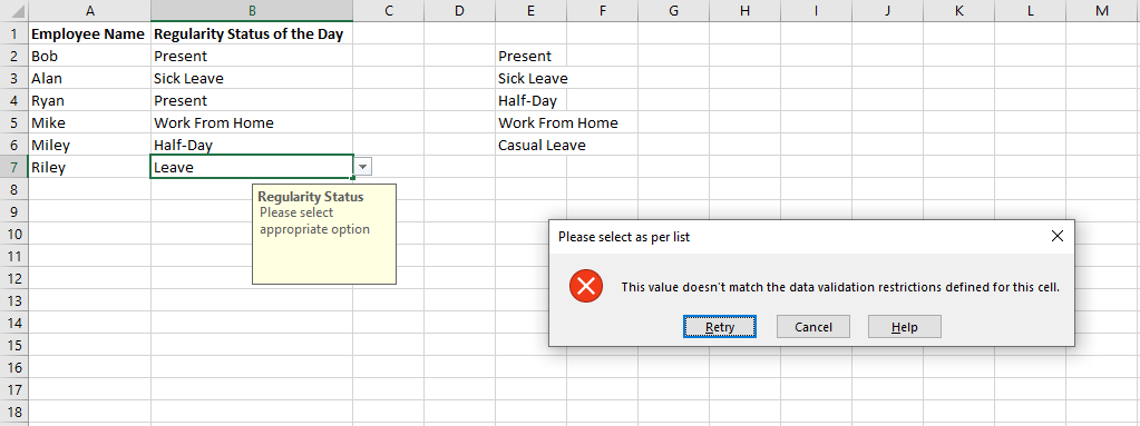 How to Create a Drop Down List in Excel - 82