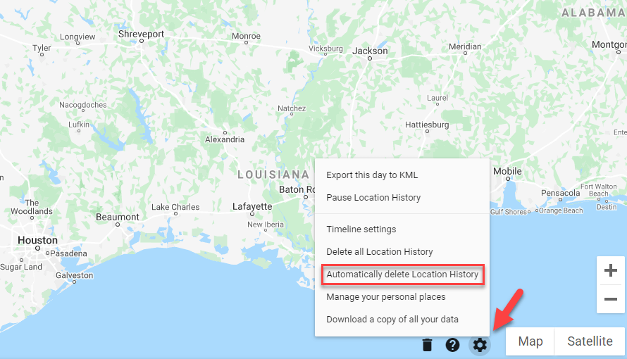 Delete Location History From Google Account