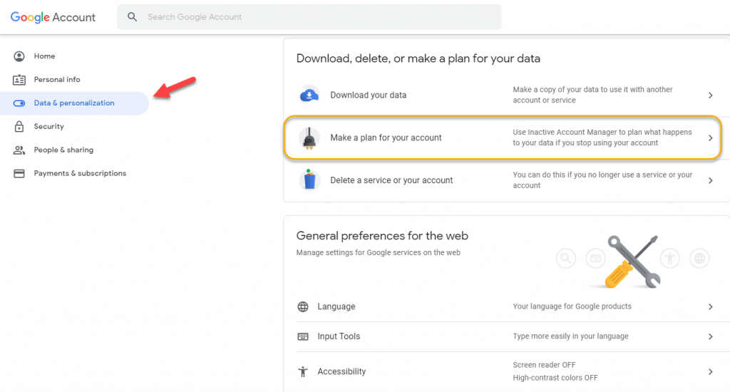 Automatically Delete Your Inactive Google Account