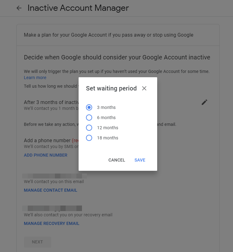 Automatically Delete Your Inactive Google Account