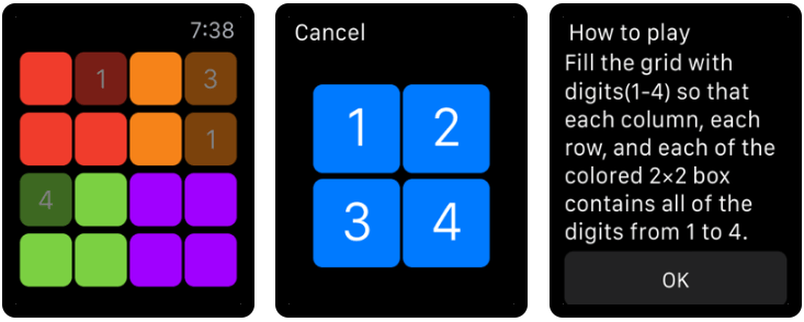 Sudoku - Game on Apple Watch