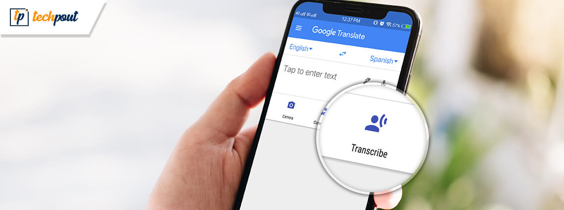 google translate voice recognition app