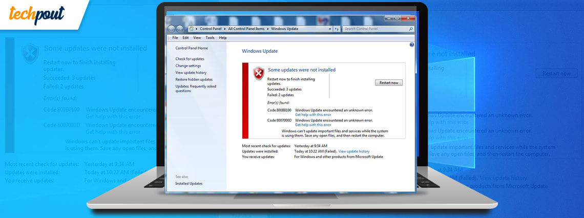 How to Fix Windows Update Problems