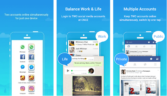 Parallel Space - Using to Manage Multiple Facebook Account