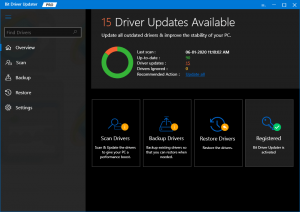 Bit Driver Updater- Scan the drivers