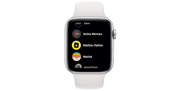 First Click on the Round-Shaped Yellow Icon to Use Walkie-Talkie on Apple Watch