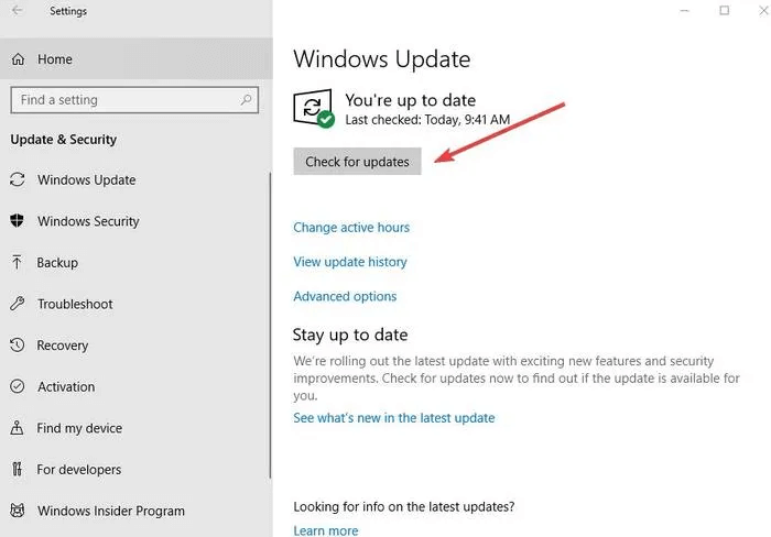 Update Windows to Fix Copy and Paste Issue in Windows