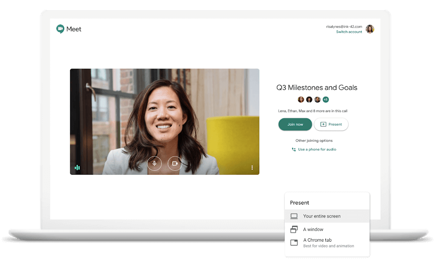 Google Hangouts Meet - Video Conferencing Software